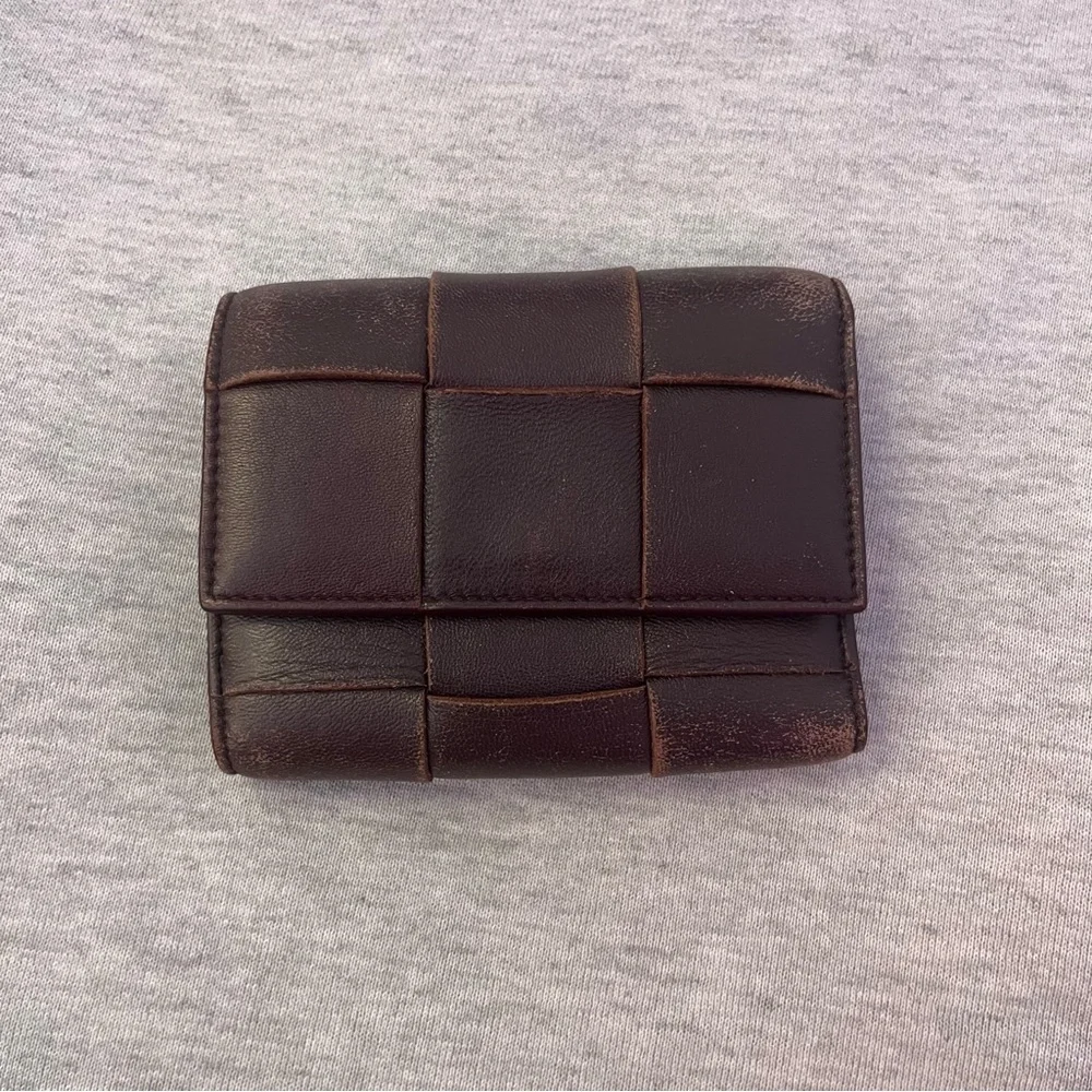 Bottega Veneta Cassette Tri-fold Wallet